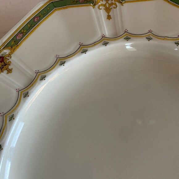 Vintage Old Knight-hood Furstenberg Brunswick Germany Platter, 16.5" x 12.25" - Picture 3 of 10